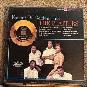 The Platters Vinyl Record - Encore Of Golden Hits